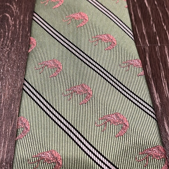 Men's Tie The South’s Best, Inc. Shrimp - Picture 1 of 3